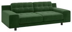 Habitat Hendricks Velvet 3 Seater Sofa - Moss Green -Sofa Discount Store 1996890 R Z008A
