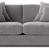 Swoon Althaea Velvet 2 Seater Sofa - Silver Grey 2 Swoon Althaea Velvet 2 Seater Sofa - Silver Grey -Sofa Discount Store 1997679 R Z001A