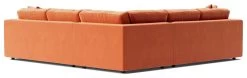 Swoon Althaea Velvet 5 Seater Corner Sofa - Burnt Orange -Sofa Discount Store 1998070 R Z004A