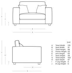 Swoon Althaea Velvet Cuddle Chair - Silver Grey 12 Swoon Althaea Velvet Cuddle Chair - Silver Grey -Sofa Discount Store 1998180 R E001