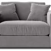 Swoon Althaea Velvet Cuddle Chair - Silver Grey 1 Swoon Althaea Velvet Cuddle Chair - Silver Grey -Sofa Discount Store 1998180 R Z001A