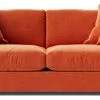 Swoon Althaea Velvet 3 Seater Sofa - Burnt Orange 1 Swoon Althaea Velvet 3 Seater Sofa - Burnt Orange -Sofa Discount Store 1998647 R Z001A