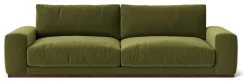 Swoon Denver Velvet 4 Seater Sofa - Fern Green