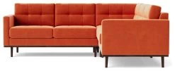 Swoon Berlin Velvet 5 Seater Corner Sofa - Burnt Orange 14 Swoon Berlin Velvet 5 Seater Corner Sofa - Burnt Orange -Sofa Discount Store 2001526 R Z004A