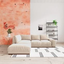 Swoon Denver Velvet Left Hand Corner Sofa - Taupe 11 Swoon Denver Velvet Left Hand Corner Sofa - Taupe -Sofa Discount Store 2003713 R Z001C