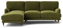 Swoon Charlbury Velvet Left Hand Corner Sofa - Fern Green 15 Swoon Charlbury Velvet Left Hand Corner Sofa - Fern Green -Sofa Discount Store 2004097 R Z003A