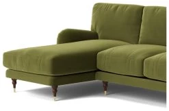 Swoon Charlbury Velvet Left Hand Corner Sofa - Fern Green 16 Swoon Charlbury Velvet Left Hand Corner Sofa - Fern Green -Sofa Discount Store 2004097 R Z004A
