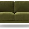 Swoon Charlbury Velvet 2 Seater Sofa - Fern Green