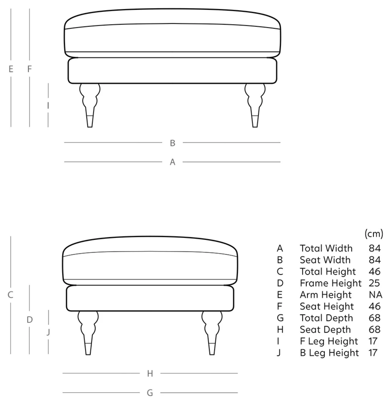 Swoon Charlbury Velvet Ottoman Footstool - Taupe 6 Swoon Charlbury Velvet Ottoman Footstool - Taupe - Image 4