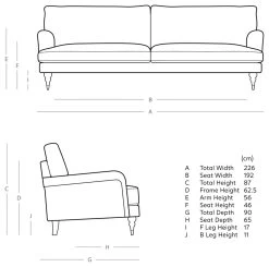 Swoon Charlbury Velvet 3 Seater Sofa - Fern Green -Sofa Discount Store 2006473 R E001