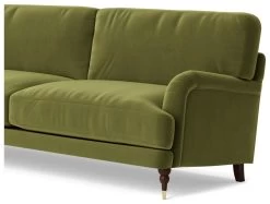 Swoon Charlbury Velvet 3 Seater Sofa - Fern Green -Sofa Discount Store 2006473 R Z004A