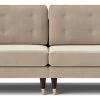 Swoon Porto Velvet 4 Seater Sofa - Taupe 2 Swoon Porto Velvet 4 Seater Sofa - Taupe -Sofa Discount Store 2008158 R Z001A