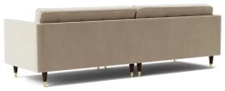 Swoon Porto Velvet 4 Seater Sofa - Taupe -Sofa Discount Store 2008158 R Z005A