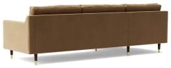Swoon Rieti Velvet Left Hand Corner Sofa - Biscuit 17 Swoon Rieti Velvet Left Hand Corner Sofa - Biscuit -Sofa Discount Store 2009676 R Z005A