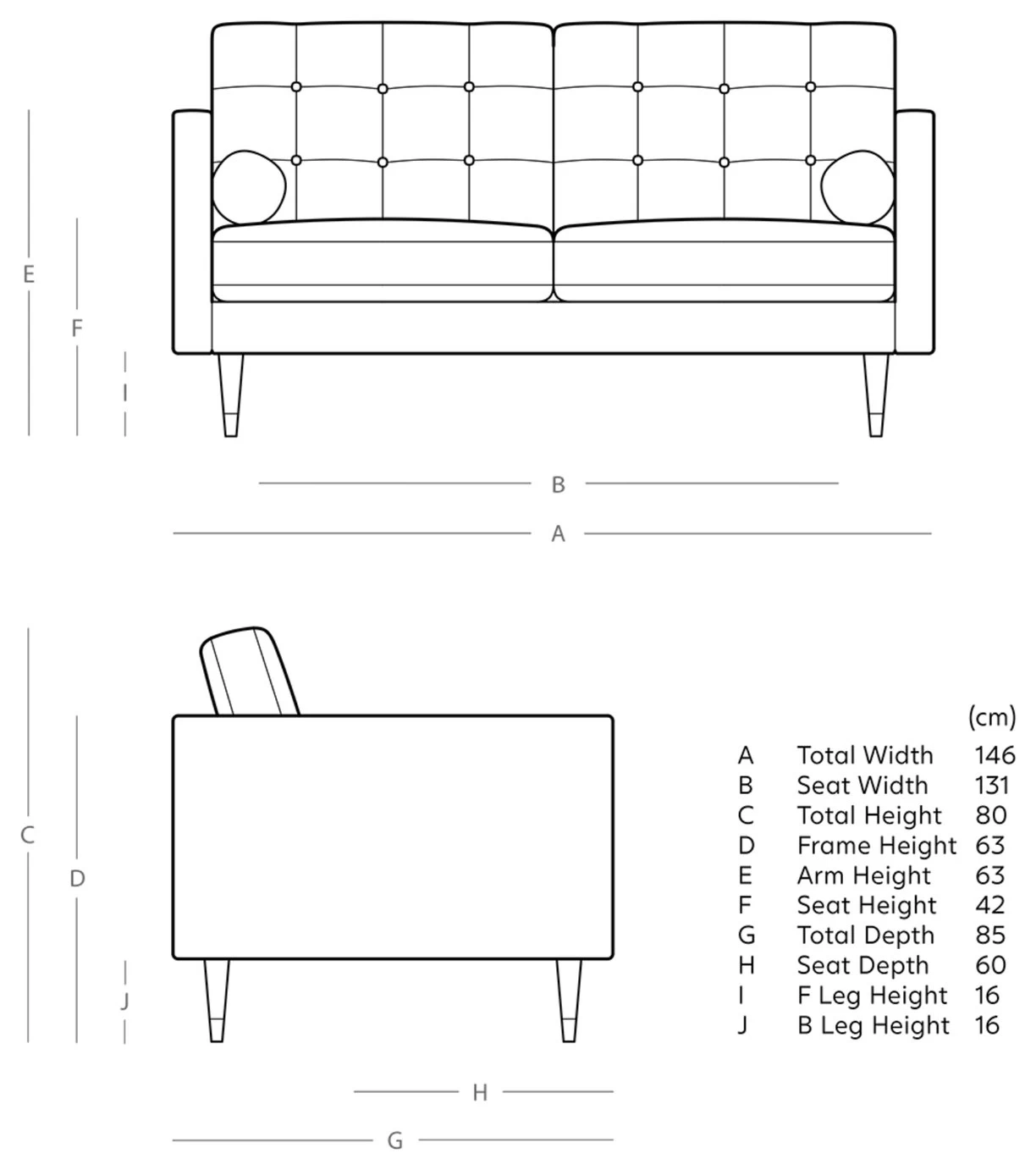 Swoon Porto Velvet 2 Seater Sofa - Taupe 6 Swoon Porto Velvet 2 Seater Sofa - Taupe - Image 4