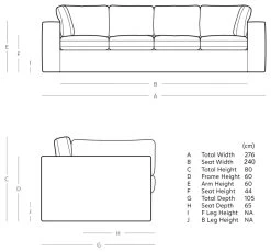 Swoon Seattle Velvet 4 Seater Sofa - Ink Blue 12 Swoon Seattle Velvet 4 Seater Sofa - Ink Blue -Sofa Discount Store 2013428 R E001