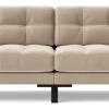 Swoon Landau Velvet 4 Seater Sofa - Taupe -Sofa Discount Store 2023205 R Z001A