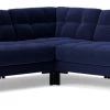 Swoon Landau Velvet 5 Seater Corner Sofa - Ink Blue 1 Swoon Landau Velvet 5 Seater Corner Sofa - Ink Blue -Sofa Discount Store 2023700 R Z001A