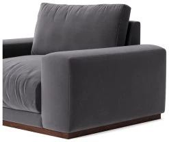 Swoon Denver Velvet Cuddle Chair - Granite Grey 15 Swoon Denver Velvet Cuddle Chair - Granite Grey -Sofa Discount Store 2024118 R Z005A