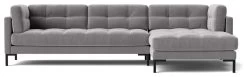 Swoon Landau Velvet Right Hand Corner Sofa - Silver Grey 12 Swoon Landau Velvet Right Hand Corner Sofa - Silver Grey -Sofa Discount Store 2024668 R Z003A
