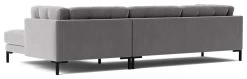 Swoon Landau Velvet Right Hand Corner Sofa - Silver Grey 13 Swoon Landau Velvet Right Hand Corner Sofa - Silver Grey -Sofa Discount Store 2024668 R Z004A