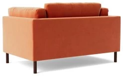 Swoon Munich Velvet Cuddle Chair - Burnt Orange -Sofa Discount Store 2025272 R Z004A
