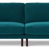 Swoon Munich Velvet 4 Seater Sofa- Kingfisher Blue -Sofa Discount Store 2026051 R Z001A