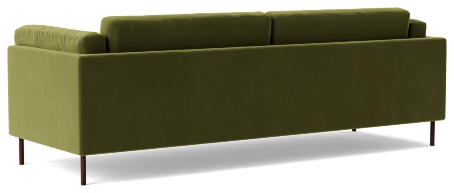 Swoon Munich Velvet 3 Seater Sofa - Fern Green 9 Swoon Munich Velvet 3 Seater Sofa - Fern Green - Image 7
