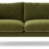 Swoon Luna Velvet 2 Seater Sofa - Fern Green 2 Swoon Luna Velvet 2 Seater Sofa - Fern Green -Sofa Discount Store 2028293 R Z001A