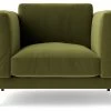 Swoon Munich Velvet Armchair - Fern Green -Sofa Discount Store 2029591 R Z001A