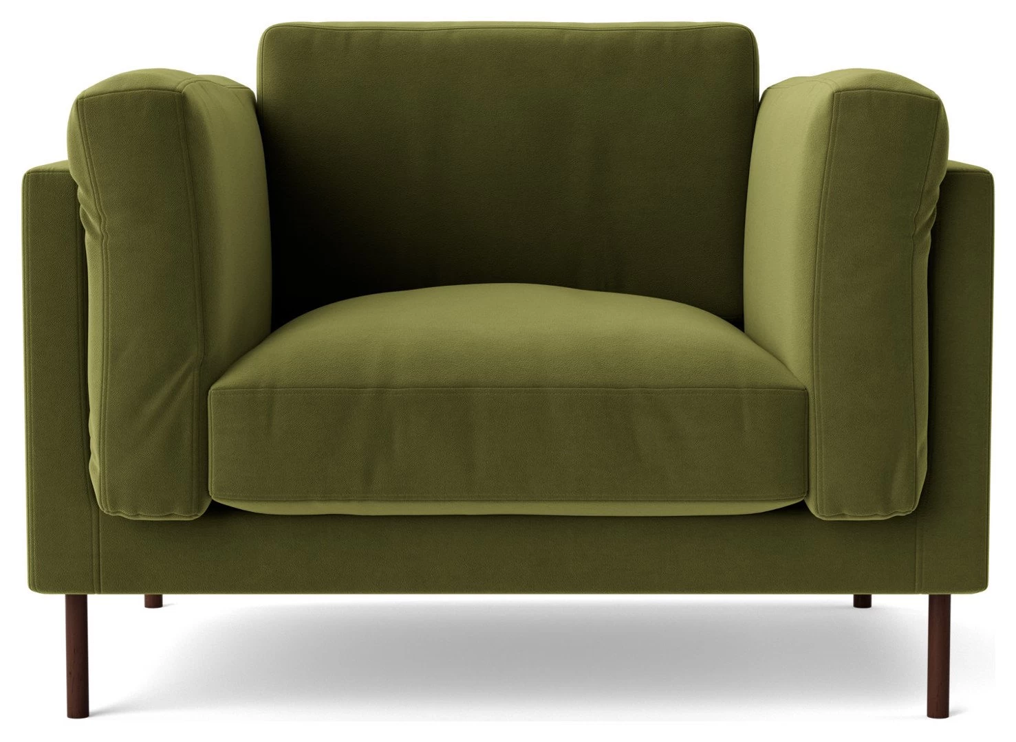 Swoon Munich Velvet Armchair - Fern Green 3 Swoon Munich Velvet Armchair - Fern Green