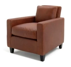 Habitat Chester Leather Armchair - Tan -Sofa Discount Store 2029601 R Z002A