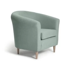 Habitat Fabric Tub Chair - Duck Egg 15 Habitat Fabric Tub Chair - Duck Egg -Sofa Discount Store 2066671 R Z004A