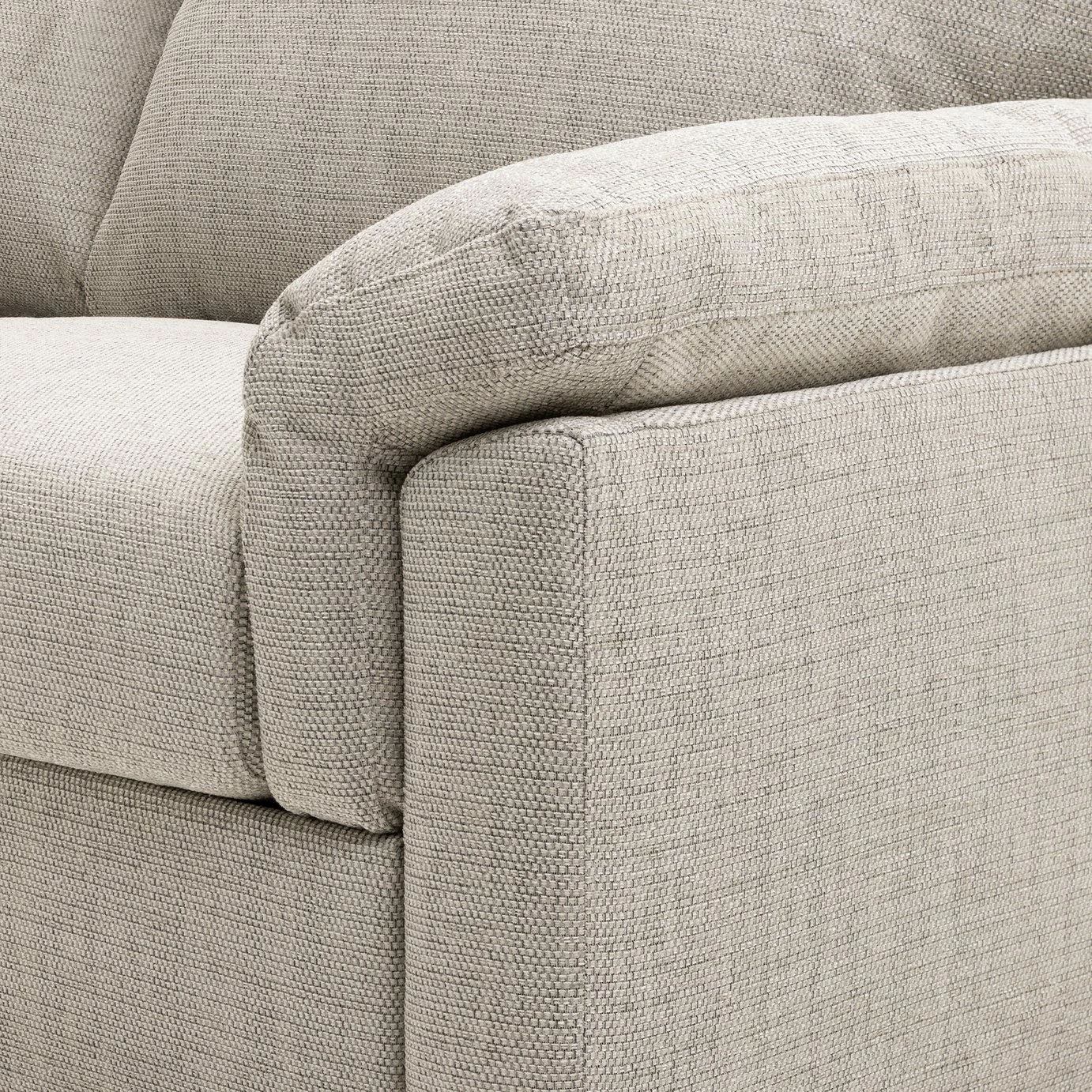 Habitat Florence Fabric 3 Seater Sofa - Cream 10 Habitat Florence Fabric 3 Seater Sofa - Cream - Image 8