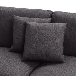 Habitat Lisbon Fabric Left Hand Corner Chaise Sofa- Charcoal -Sofa Discount Store 2078092 R Z009A