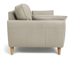 Habitat Isla 3 Seater Leather Sofa - Grey -Sofa Discount Store 2204749 R Z004A