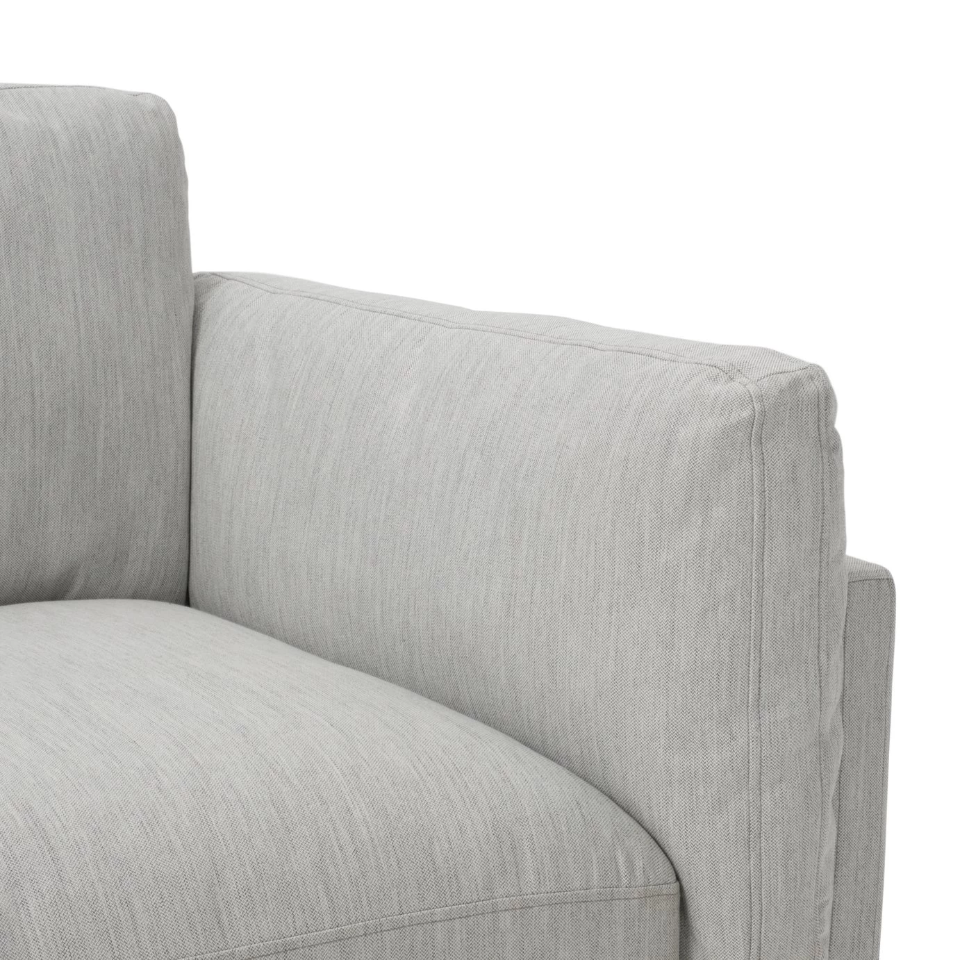 Habitat Salome Fabric Left Hand Corner Chaise Sofa - Grey 11 Habitat Salome Fabric Left Hand Corner Chaise Sofa - Grey - Image 9