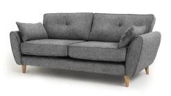 Habitat Isla 3 Seater Fabric Sofa - Grey -Sofa Discount Store 2207375 R Z002A