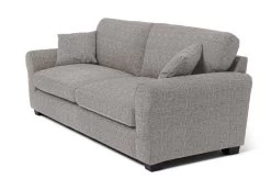 Habitat Lisbon Fabric 4 Seater Sofa - Grey -Sofa Discount Store 2255987 R Z004A