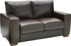 Habitat Eton Leather 2 Seater Sofa - Chocolate -Sofa Discount Store 2263728 R Z002A UC17555290