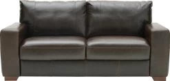 Habitat Eton Leather 3 Seater Sofa - Chocolate 21 Habitat Eton Leather 3 Seater Sofa - Chocolate -Sofa Discount Store 2271813 R Z015A