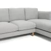 Habitat Salome Fabric Right Hand Corner Chaise Sofa - Grey -Sofa Discount Store 2654344 R Z001A