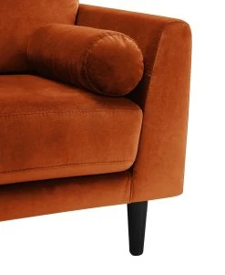 Habitat Jacob Fabric Cuddle Chair - Orange -Sofa Discount Store 2910129 R Z007A