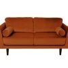 Habitat Jacob Fabric 2 Seater Sofa - Orange -Sofa Discount Store 2910198 R Z001A