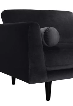 Habitat Jacob Fabric 3 Seater Sofa - Black -Sofa Discount Store 2910208 R Z006A