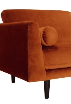 Habitat Jacob Fabric 3 Seater Sofa - Orange -Sofa Discount Store 2910246 R Z006A