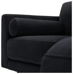 Habitat Jacob Velvet Right Hand Corner Sofa - Black 15 Habitat Jacob Velvet Right Hand Corner Sofa - Black -Sofa Discount Store 2910260 R Z010A