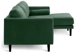 Habitat Jacob Velvet Right Hand Corner Sofa - Emerald Green 13 Habitat Jacob Velvet Right Hand Corner Sofa - Emerald Green -Sofa Discount Store 2910291 R Z004A