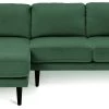 Habitat Jacob Velvet Left Hand Corner Sofa - Emerald Green 1 Habitat Jacob Velvet Left Hand Corner Sofa - Emerald Green -Sofa Discount Store 2910356 R Z001A