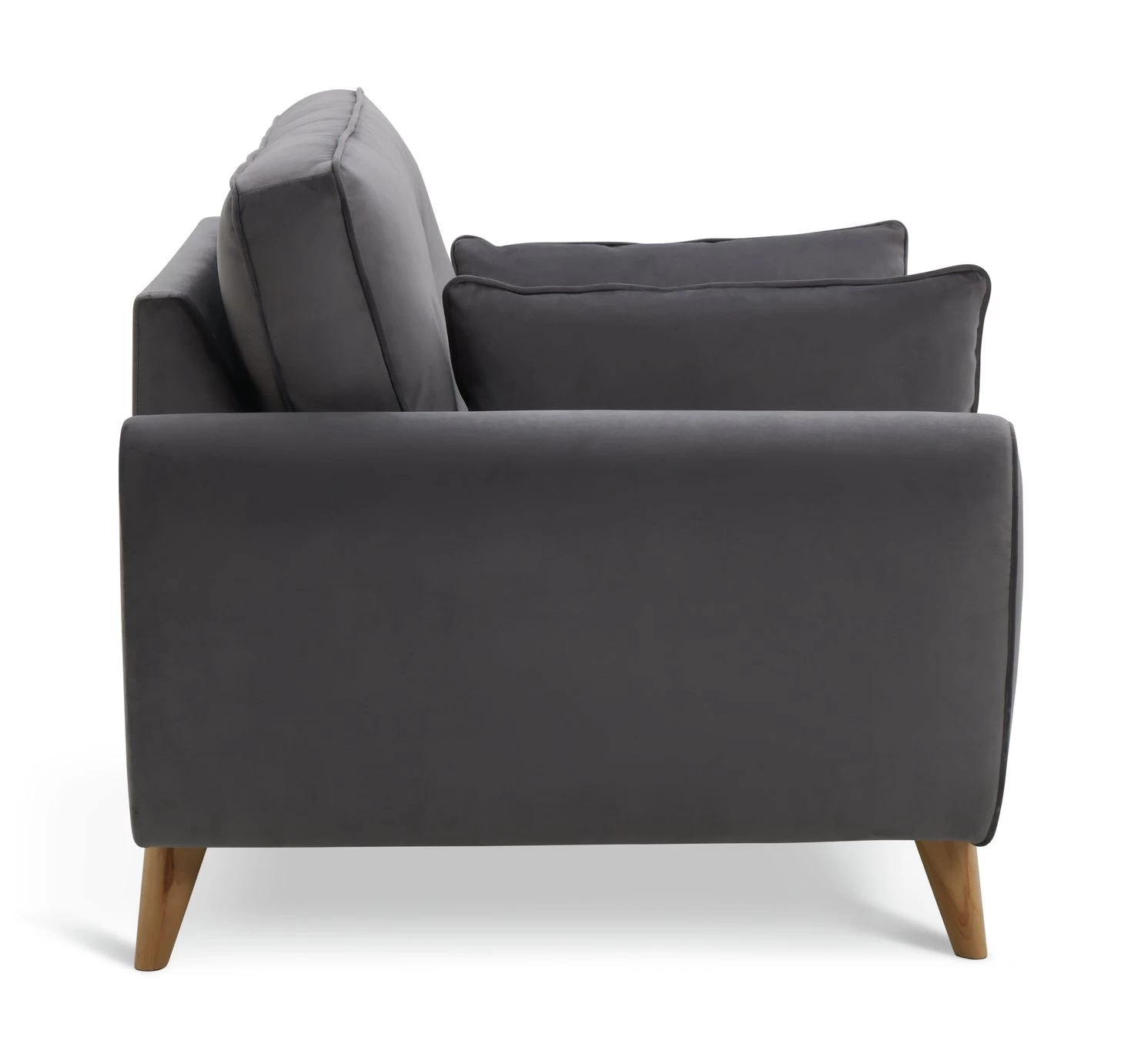 Habitat Iris Fabric Armchair - Grey 7 Habitat Iris Fabric Armchair - Grey - Image 5